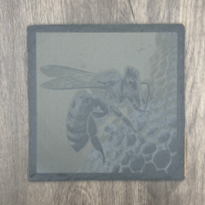 Assiette de présentation motif Abeille
